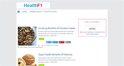 Desktop Screenshot of healthf1.com